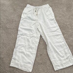 Z Supply Kids White Casual Trousers